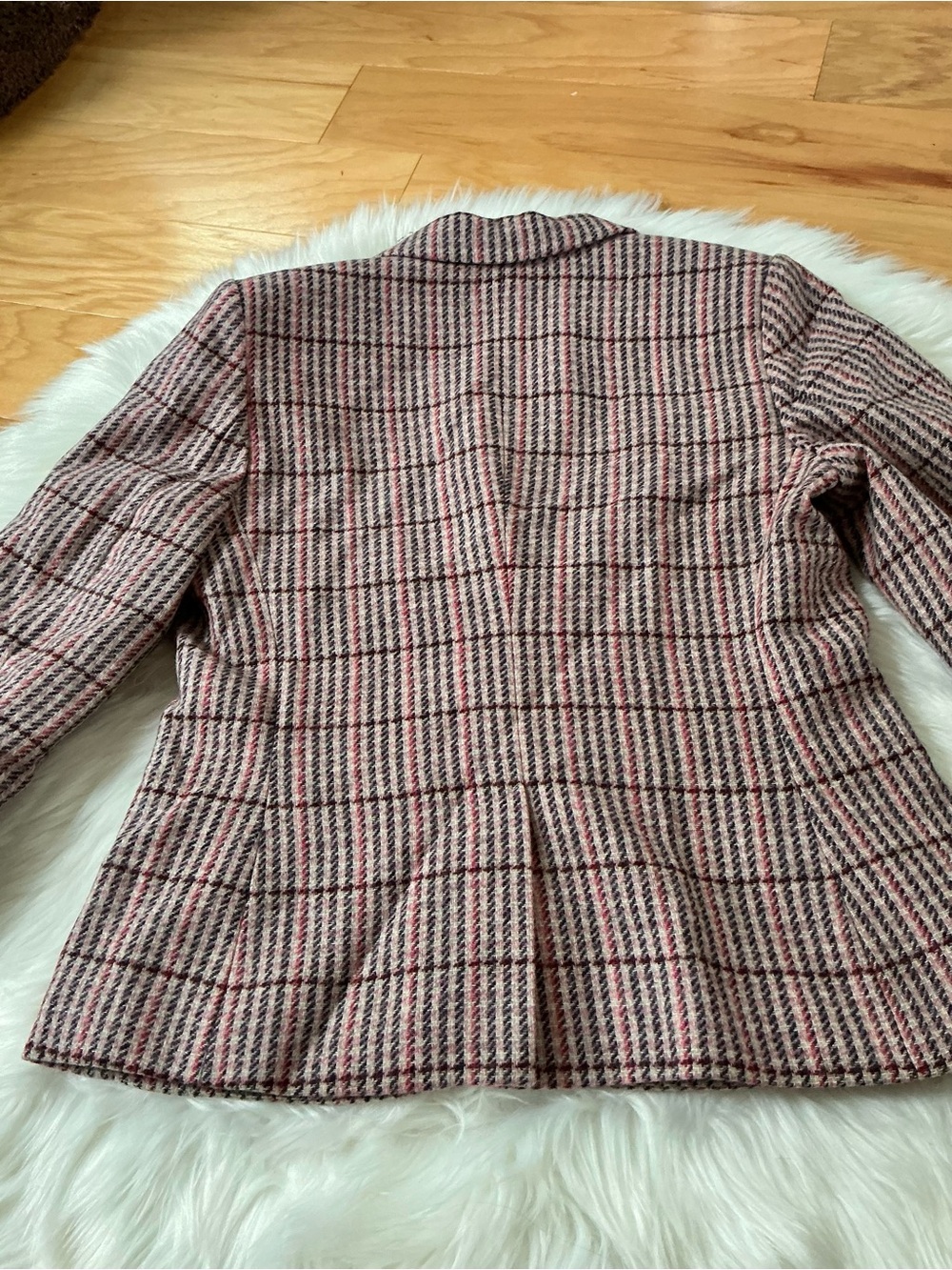 Boden Pink British Tweed By Moon Wool Blazer Size 10 - Picture 3 of 8